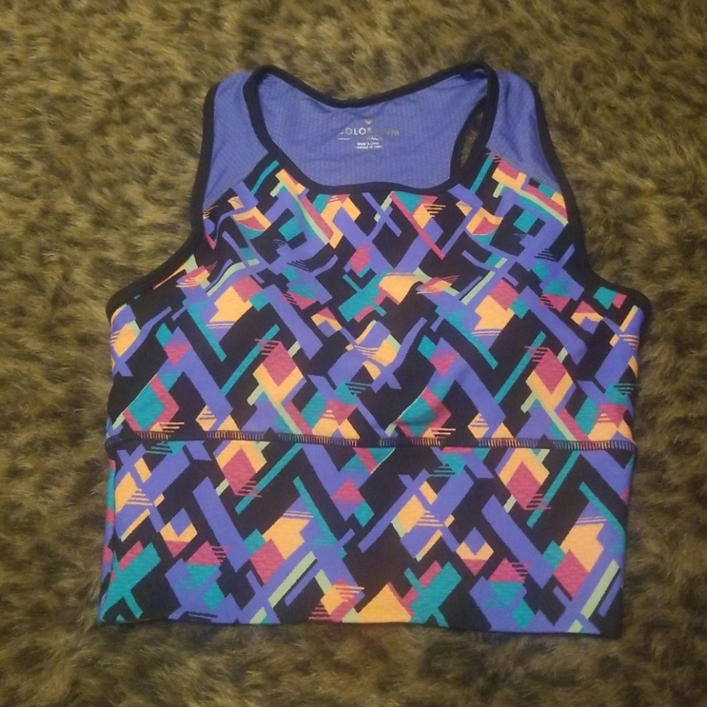 Colosseum Cropped Tank Sport Bra